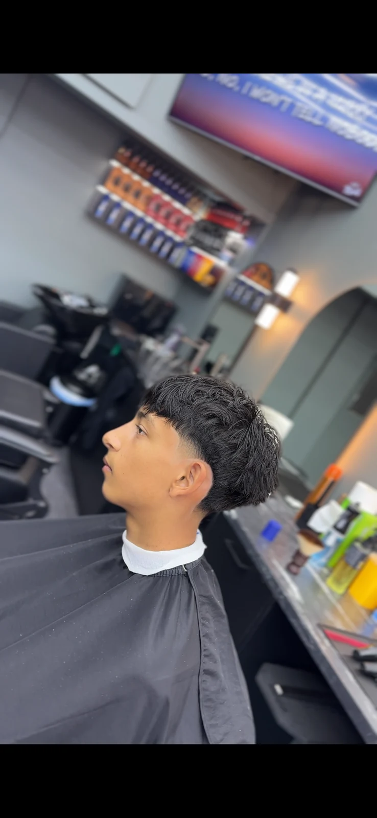 Apex haircut — clean taper